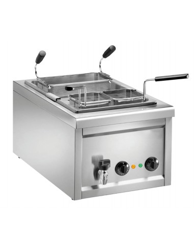 Electric cooker - N. 1 x GN 1/3 and 2 x GN 1/6 - Faucet - cm 40 x 70 x 34 h