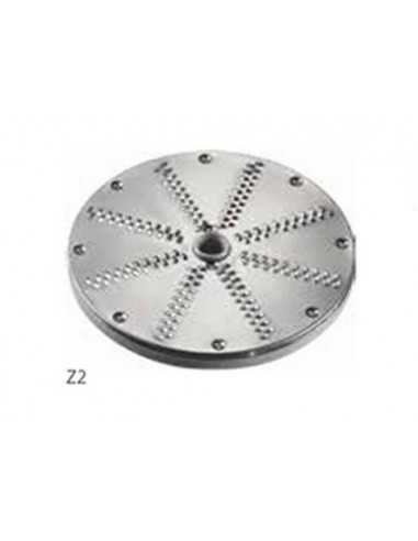 Disco per sfilacciare carote, sedano, patate, mele, rape - Spessore mm 2