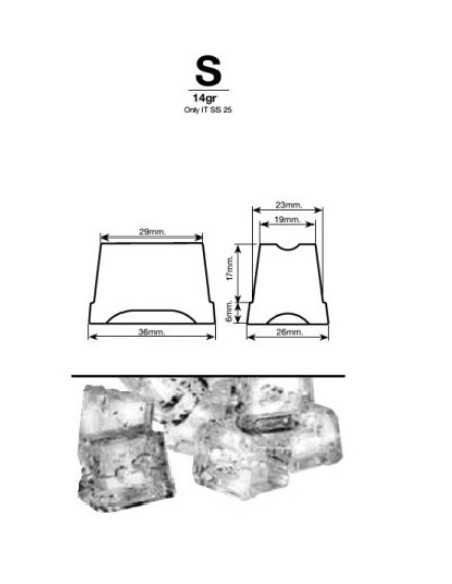 Máquina de hielo en cubitos con producción de 22-24 kg en 24 horas Máquina de hielo en cubitos con producción de 22-24 kg en 24 horas