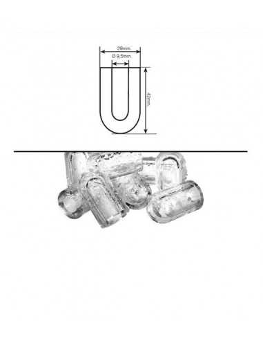 Fabbricatore di ghiaccio cubetto cavo produzione 22-24 Kg in 24 ore - Serbatoio 12 Kg