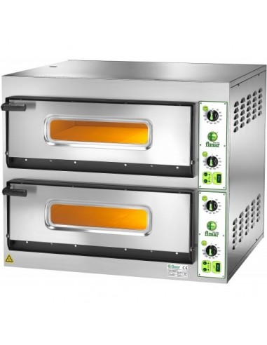 Electric oven - N. 4+4 pizzas - cm 90x 78.5 x 75 h