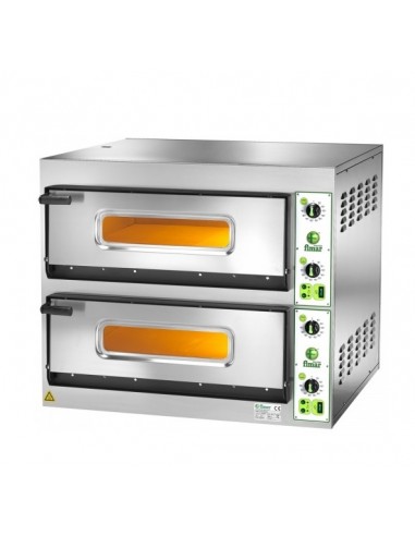 Electric oven - N. pizzas 6 + 6 - cm 90x 108 x 75 h