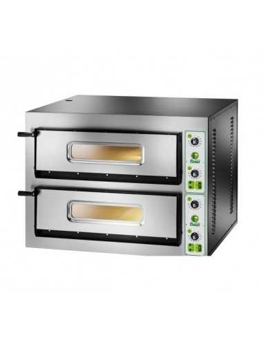 Forno elettrico - N. pizze 4 +4 - cm 101x 85 x 75 h