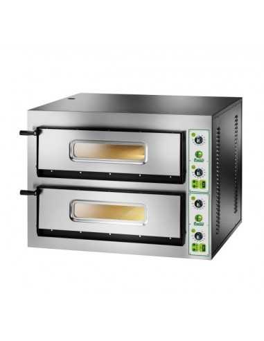 Forno elettrico - N. pizze 6+6 - cm 101x 121 x 75 h