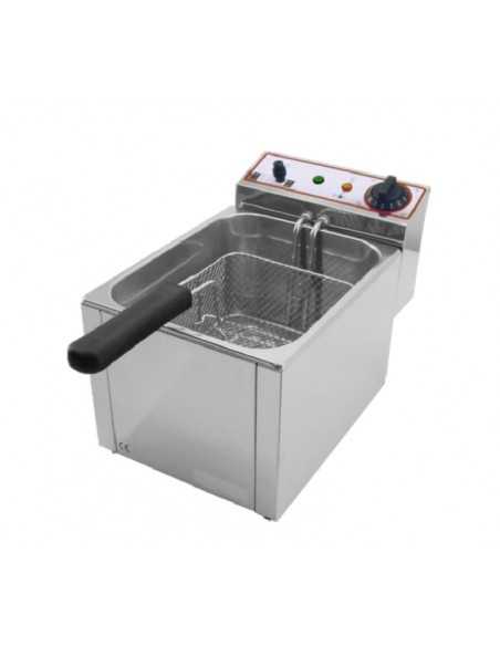Electric fryer - Capacity 10 liters - cm 26.5 x 49 x 36 h