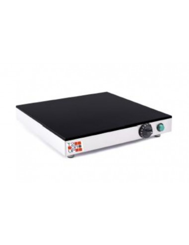 Hot Plate - Tempered Glass - cm 42 x 42 x 6h