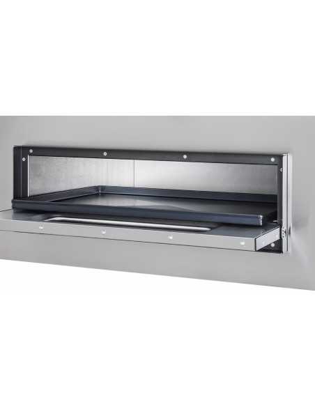 Horno eléctrico para pizza 1 +1 - 4 termostatos - cm 61,5 x 50 x 43 h Horno eléctrico para pizza 1 +1 - 4 termostatos - cm 61,5 x 50 x 43 h