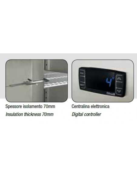 Refrigerator cabinet GN 2/1 - Capacity 1333 liter - cm 148 x 83 x 201 h