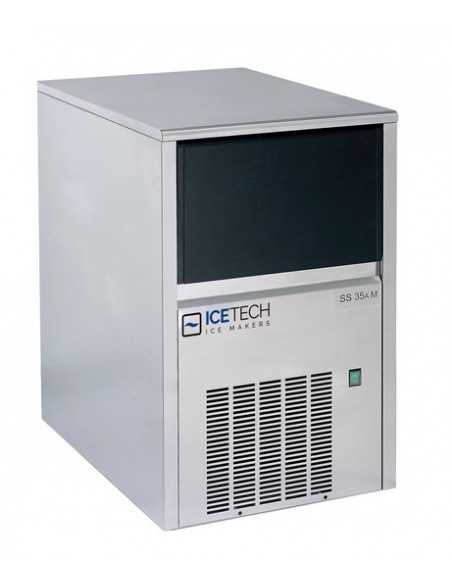 Fabbricatore di ghiaccio cubetto pieno con produzione 33-37 Kg in 24 ore Fabbricatore di ghiaccio cubetto pieno con produzione 33-37 Kg in 24 ore