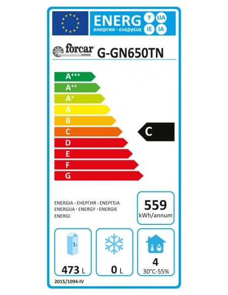 Armadio frigorifero - Capacità  litri 650 - Cm 74 x 83 x 201 h