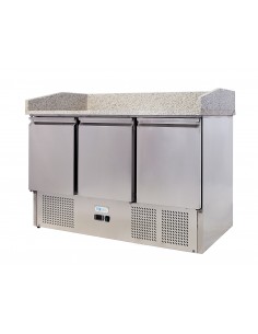 Pizza counter with 3 doors - Display cabinet - cm 140 x 70 x 145.5 h 2