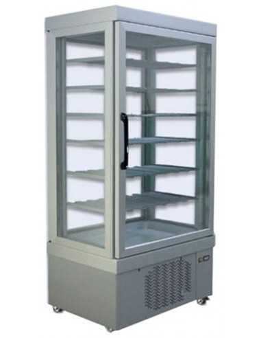 Vetrina refrigerata - Capacità 530 lt - cm 76 x 76 x 191h