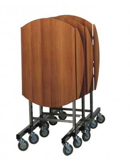 Round breakfast trolley - Rotatable plan - cm 80Ø x 80h