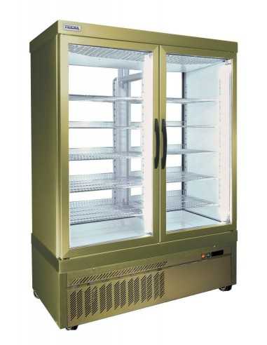 Vetrina refrigerata - Capacità 905 lt - cm 132 x 64 x 186h