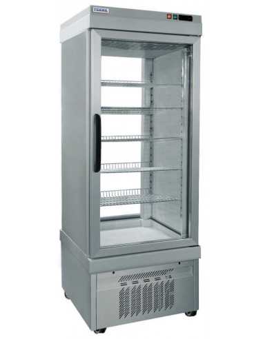 Vetrina refrigerata - Capacità 540 lt - cm 76 x 76 x 186h