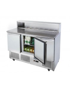 Banco pizza 3 porte - Porta ingredienti - cm 135.6 x 70 x 115.7 h 2
