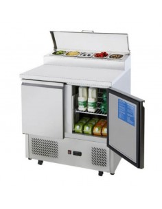 Banco pizza 2 porte - Porta ingredienti - cm 90 x 70 x 110.5 h 2