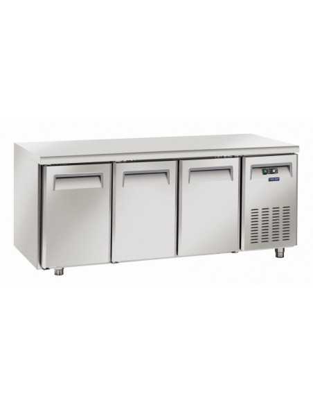 Refrigerated table - Tropicalized - No group - N. 3 doors - cm 181.5 x 70 x 85h