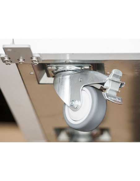 Refrigerated table - Tropicalized - No Group - N. 2 doors - cm 225.5 x 70 x 85h