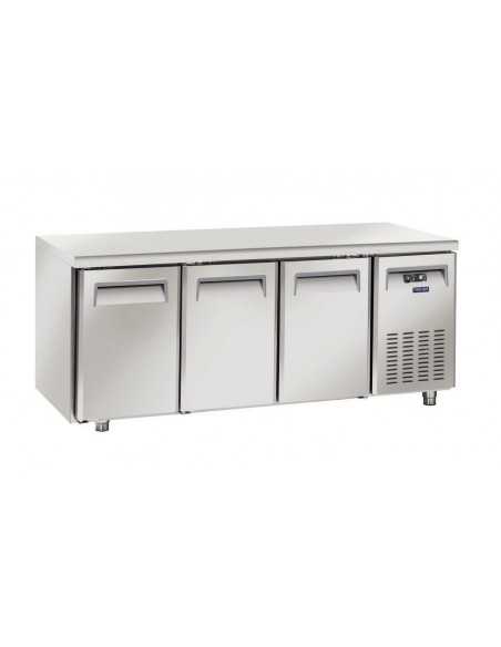 Freezer table - Tropicalized - N. 3 doors - cm 181.5 x 70 x 85 h