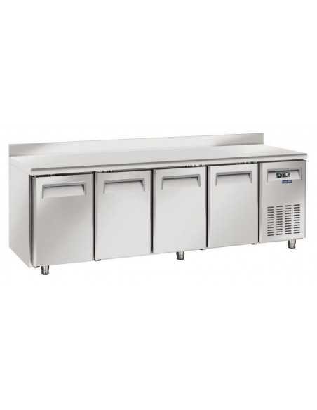 Mesa congelador tropicalizada - Splashback - N.4 puertas - cm 209.5 x 70 x 85 h
