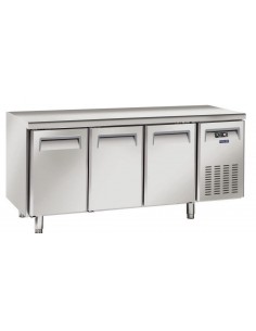 Refrigerated table - N. 3 doors - cm 202.5 x 80 x 85 h 2