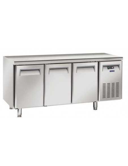 Refrigerated table - N. 3 doors - cm 202.5 x 80 x 85 h