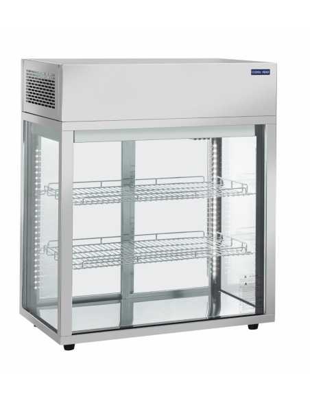 Expositor Refrigerado - Autoservicio - Cristal recto - cm 80,5 x 43,8 x 97 h