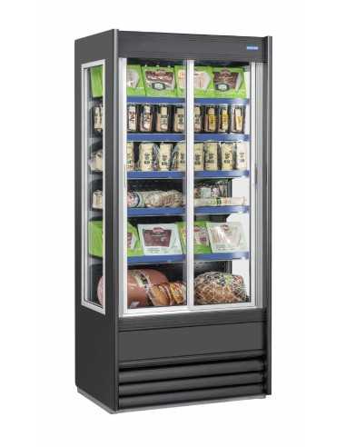 Wall display case - With sliding doors -...