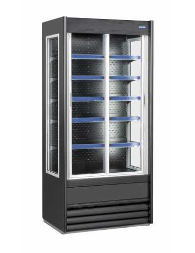 Wall display case - With sliding doors -...