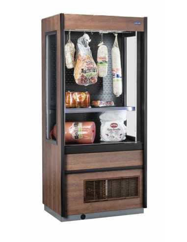 Wall glass - With hooker for meat - Ventilated...