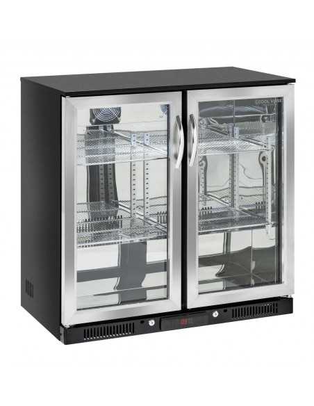 Vitrina Refrigerada - 2 Puertas batientes - Capacidad 228 lt - cm 90 x 50 x 90 h