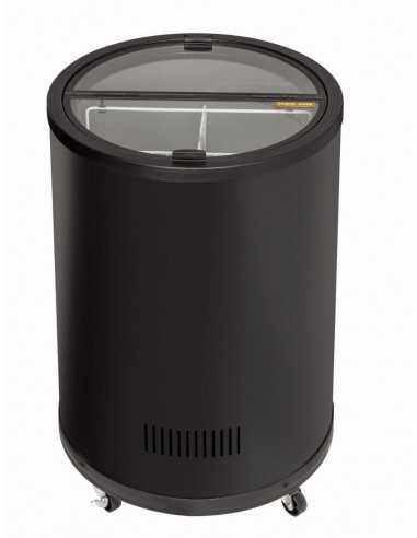 Congelador circular - Negro - Capacidad 77 Lt -...