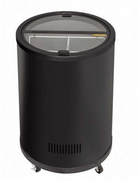 Congelatore a pozzetto circolare - Nero - Capacità 77 Lt - Ø cm 56.9 x 84.9h