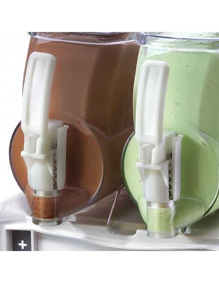 Máquina para productos cremosos - Capacidad 2+ 2 litros - cm 28.1 x 39.1 x 49.8 h