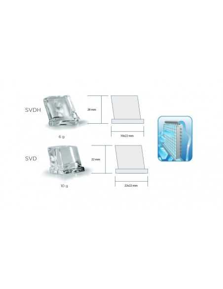 Ice maker full cube - Air/Water 140 kg/24h Ice maker full cube - Air/Water 140 kg/24h