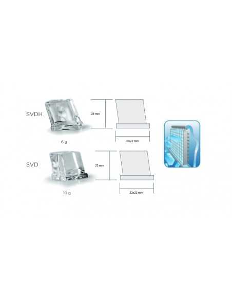 Fabbricatore ghiaccio cubetto pieno - Aria/Acqua 210 kg/24h Fabbricatore ghiaccio cubetto pieno - Aria/Acqua 210 kg/24h