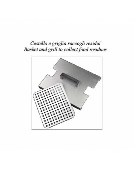 Freidora de inducción Capacidad de aceite 8 litros cm 28,8 x 47,8 x 41 h