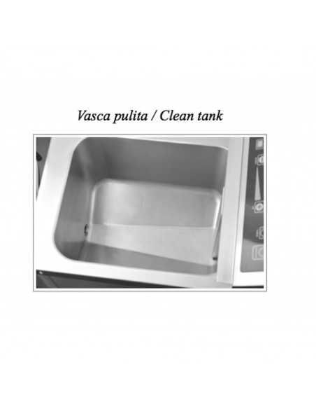 Freidora de inducción Capacidad de aceite 8 litros cm 28,8 x 47,8 x 41 h