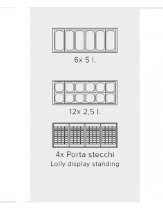 Caja de crema de hielo - Vaschette n. 6 x litros 5 o 12... 2