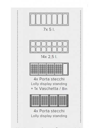 Caja de hielo - Vaschette n. 7 x litros 5 o 14...