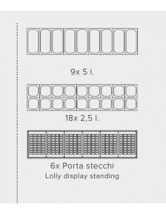 Caja de crema de hielo - Vaschette n. 9 x litros 5 o 18... 2