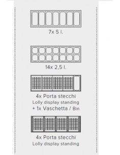 Banco gelateria - Vaschette n. 7 x litri 5 o 14 x litri... 2
