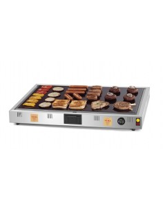 Fry top vetroceramica con piano liscio cm 90 x 53 2
