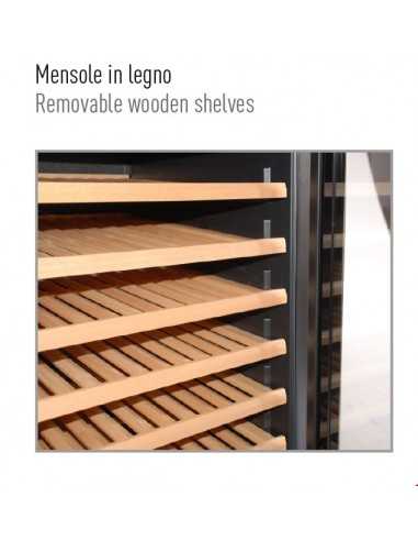 Espositore vino - Temperatura: +2°C / + 12°C +...