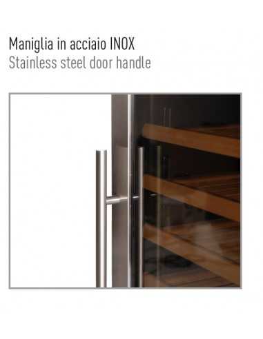 Vetrina refrigerata per vino 148 litri doppia...