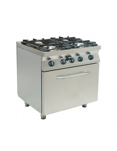 Gas cooker - N. 4 fires - Gas oven - cm 80 x 70 x 85 h