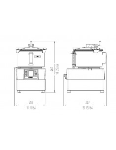 Cutter/homogeneizador - Capacidad lt 5 - Velocidad... 2