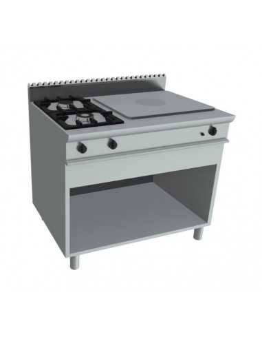 Cocina de gas - Todo el plato - N. 2 estufas- cm 120 x 90 x85h