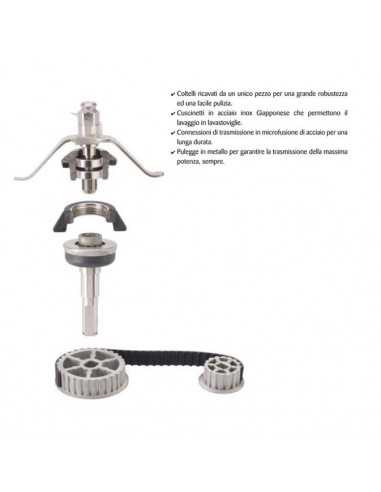 Cutter - Sistema di cottura - Capacità lt 2 -...